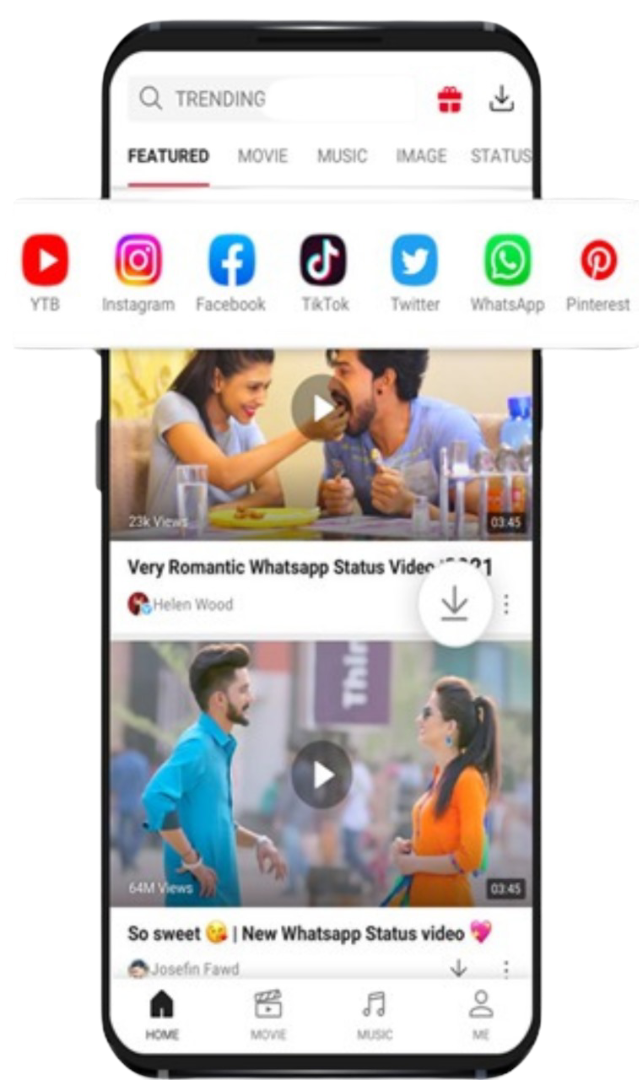 Fast, Free, Unlimited Downloads.