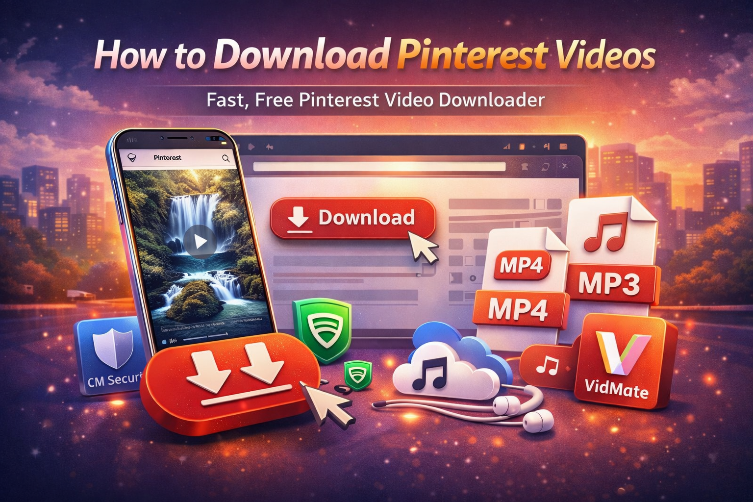 How to Download Pinterest Videos - Fast, Free Pinterest Video Downloader- Download Pinterest Videos, images ...